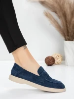 Pantofi Casual Dama din piele naturala 81980-2 DARK BLUE | ADVANCER