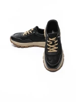 Pantofi Sport Barbati din piele naturala A90009 BLACK | ADVANCER