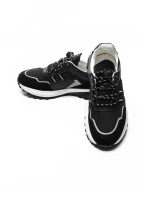 Pantofi Sport Barbati din piele naturala 20676 BLACK | ADVANCER