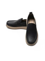 Mocasini Barbati din piele naturala A90006 BLACK | ADVANCER