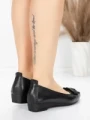 Balerini Dama din piele naturala 518-1 BLACK | ADVANCER
