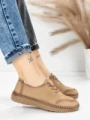 Pantofi Casual Dama din piele naturala 8736 APRICOT | FORMAZIONE