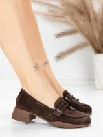 Pantofi Casual Dama din piele naturala 5820-20 COFFEE | ADVANCER