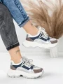 Pantofi Sport Dama din piele naturala 5A617 BLUE | ADVANCER