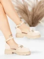 Pantofi Casual Dama 5H59 BEIGE | MEI
