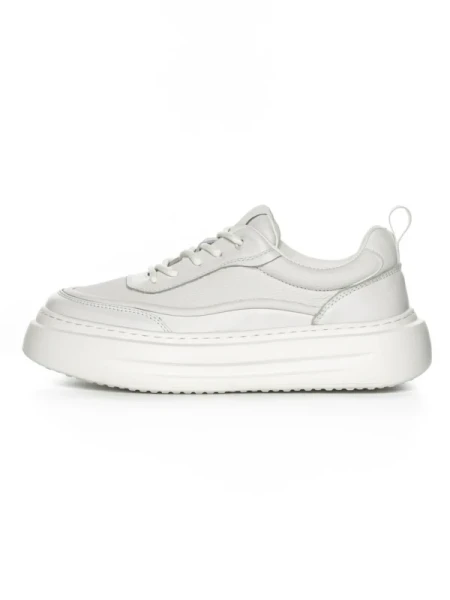 Pantofi Sport Barbati din piele naturala 5312 WHITE | ADVANCER