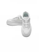 Pantofi Sport Barbati 5Q58 BEIGE-WHITE | EXCENTRIC SHOES