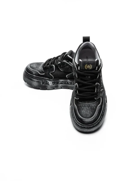 Pantofi Sport Barbati din piele naturala 5038 BLACK | ADVANCER