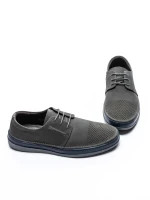 Pantofi Casual Barbati din piele naturala W011-5 GREY | ADVANCER