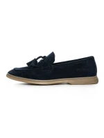 Mocasini Barbati din piele naturala 25891 BLUE | FRANCO GERARDO