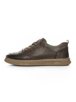 Pantofi Sport Barbati din piele naturala W27015 KHAKI | ADVANCER