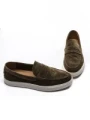 Mocasini Barbati din piele naturala 25859 GREEN | FRANCO GERARDO