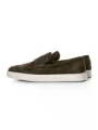 Mocasini Barbati din piele naturala 25859 GREEN | FRANCO GERARDO
