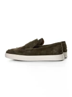 Mocasini Barbati din piele naturala 25859 GREEN | FRANCO GERARDO