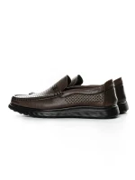Pantofi Casual Barbati din piele naturala 93701 BROWN | ADVANCER