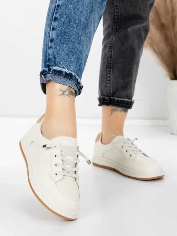 Pantofi Sport Dama din piele naturala 8196-8 APRICOT | FRANCO GERARDO