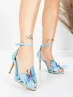 Sandały na cienkiej podeszwie 5GS62 Niebieski | Mei