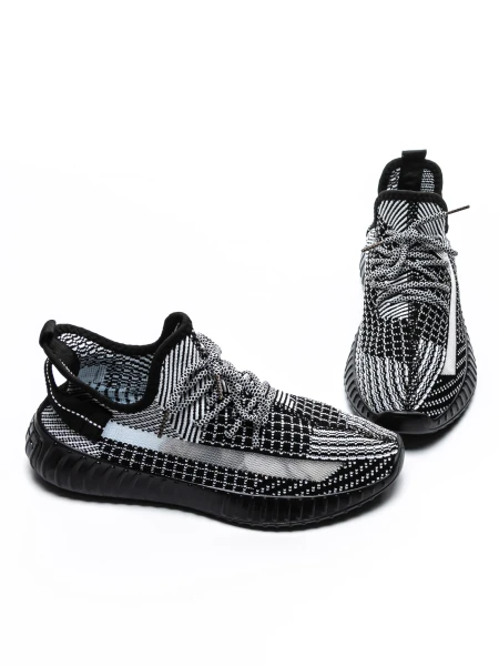 Męskie buty sportowe XJ51 Czarny-Szary | Mei