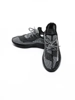 Męskie buty sportowe XJ51 Czarny-Szary | Mei