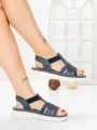 Sandale Dama cu Talpa Joasa 5GS27 BLUE | MEI
