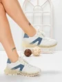 Pantofi Sport Dama din piele naturala 2382-3 BLUE | FRANCO GERARDO