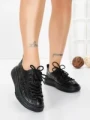 Pantofi Casual Dama din piele naturala 98088 BLACK | FORMAZIONE