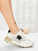 Pantofi Sport Dama din piele naturala 901 BLACK | FRANCO GERARDO