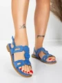 Sandale Dama cu Talpa Joasa 5WH76 BLUE | MEI