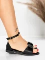Sandale Dama cu Talpa Joasa 5PT26 BLACK | MEI