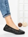 Balerini Dama din piele naturala 2211-2 BLACK | BERLINER