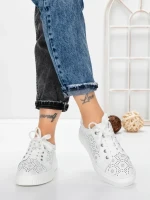 Pantofi Casual Dama din piele naturala KD87983 WHITE | BERLINER