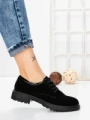 Pantofi Casual Dama din piele naturala 3218H01 BLACK | FORMAZIONE