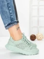 Pantofi Casual Dama din piele naturala K250-1 GREEN | GALLOP