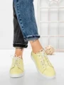 Pantofi Casual Dama din piele naturala K243-1 YELLOW | GALLOP