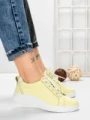 Pantofi Casual Dama din piele naturala K243-1 YELLOW | GALLOP