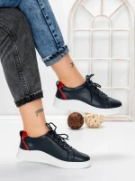 Pantofi Casual Dama din piele naturala K243-1 DARK BLUE | GALLOP