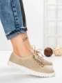 Pantofi Casual Dama din piele naturala K251-1 APRICOT | GALLOP