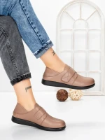 Pantofi Casual Dama din piele naturala 3207Q08 CAMEL | BERLINER