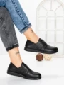 Pantofi Casual Dama din piele naturala 3207Q08 BLACK | BERLINER
