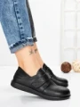 Pantofi Casual Dama din piele naturala 3207Q08 BLACK | BERLINER