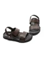 Sandale Barbati din piele naturala S12125 COFFEE | ADVANCER