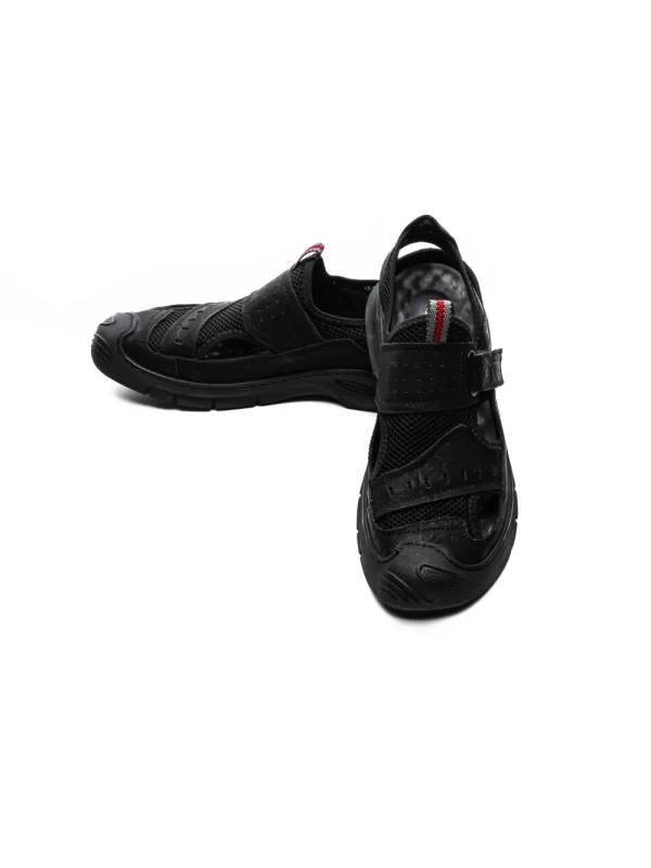 Sandale Barbati din piele naturala 2311 BLACK | MELS