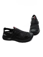Sandale Barbati din piele naturala 2311 BLACK | MELS