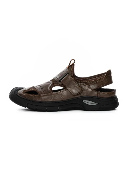 Sandale Barbati din piele naturala 2311 BROWN | MELS