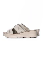 Papuci Dama din piele naturala 71-22 CREAM | FORMAZIONE