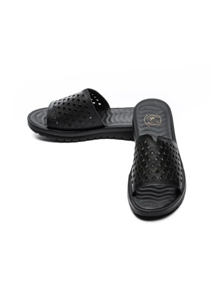 Papuci Dama din piele naturala 2609909 BLACK | FORMAZIONE