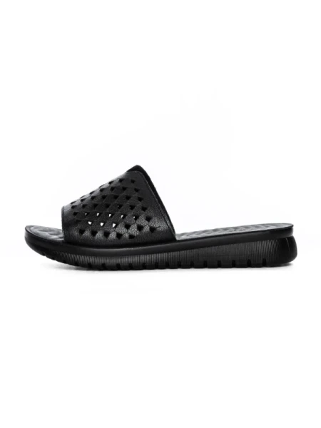 Papuci Dama din piele naturala 2609909 BLACK | FORMAZIONE