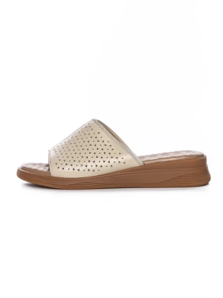 Papuci Dama din piele naturala 22102 CREAM | FORMAZIONE
