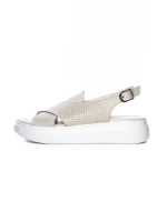 Sandale Dama din piele naturala K248-1 CREAM | FORMAZIONE