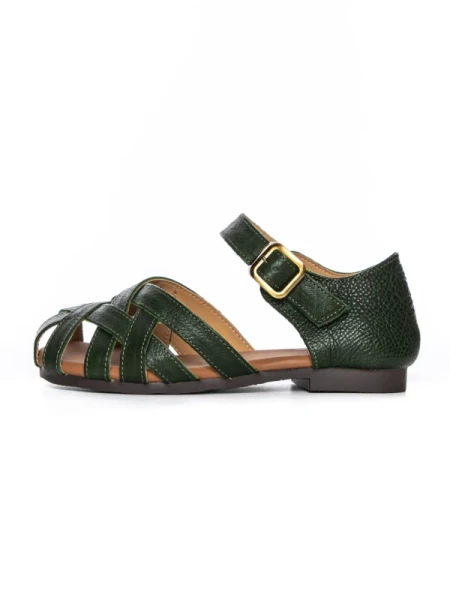 Sandale Dama din piele naturala 1918 GREEN | FORMAZIONE